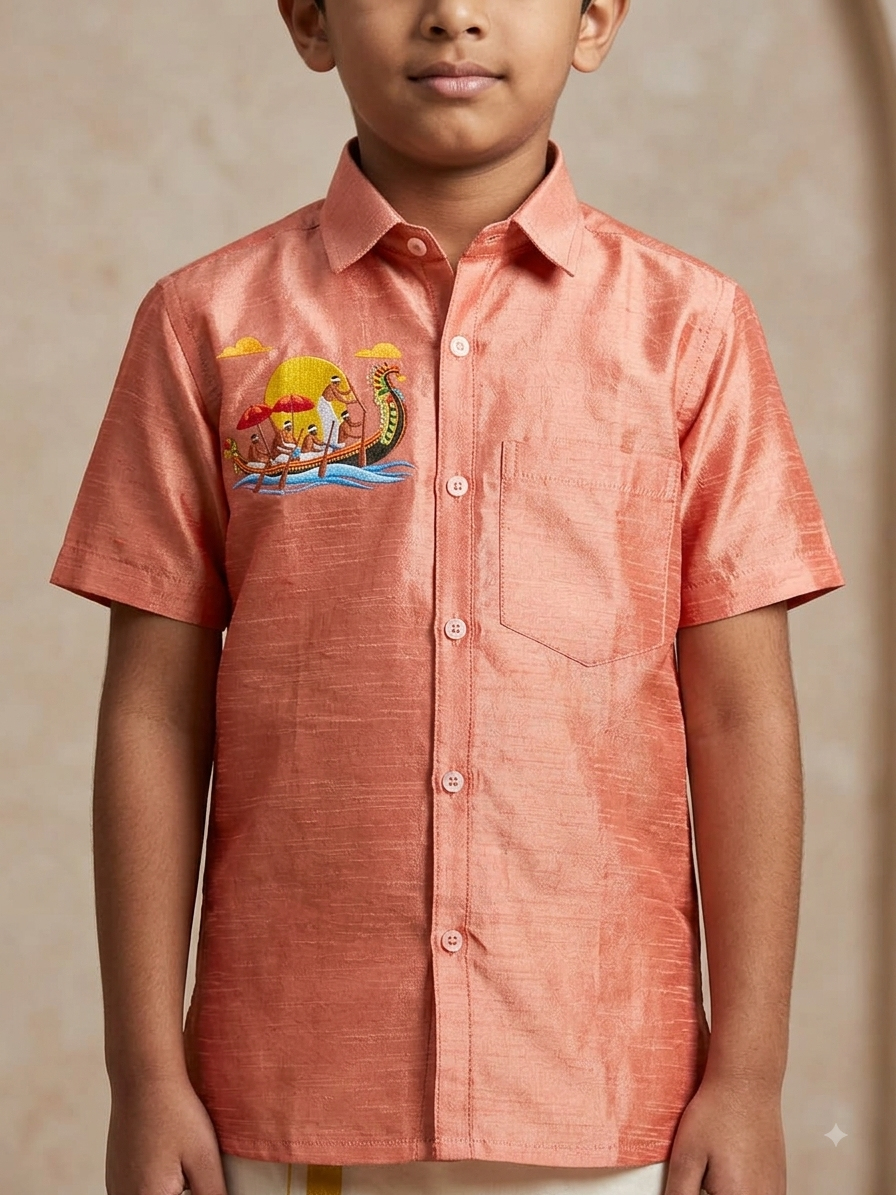Boys Kerala theme shirt