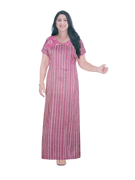 N Style Pure Cotton Nighty