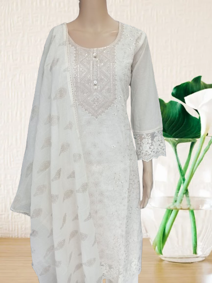 COTTAN KURTI SET