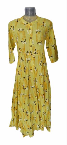 Anarkali Rayon Kurti