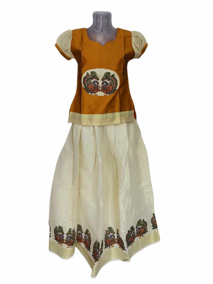 Blouse and Pattu Pavada