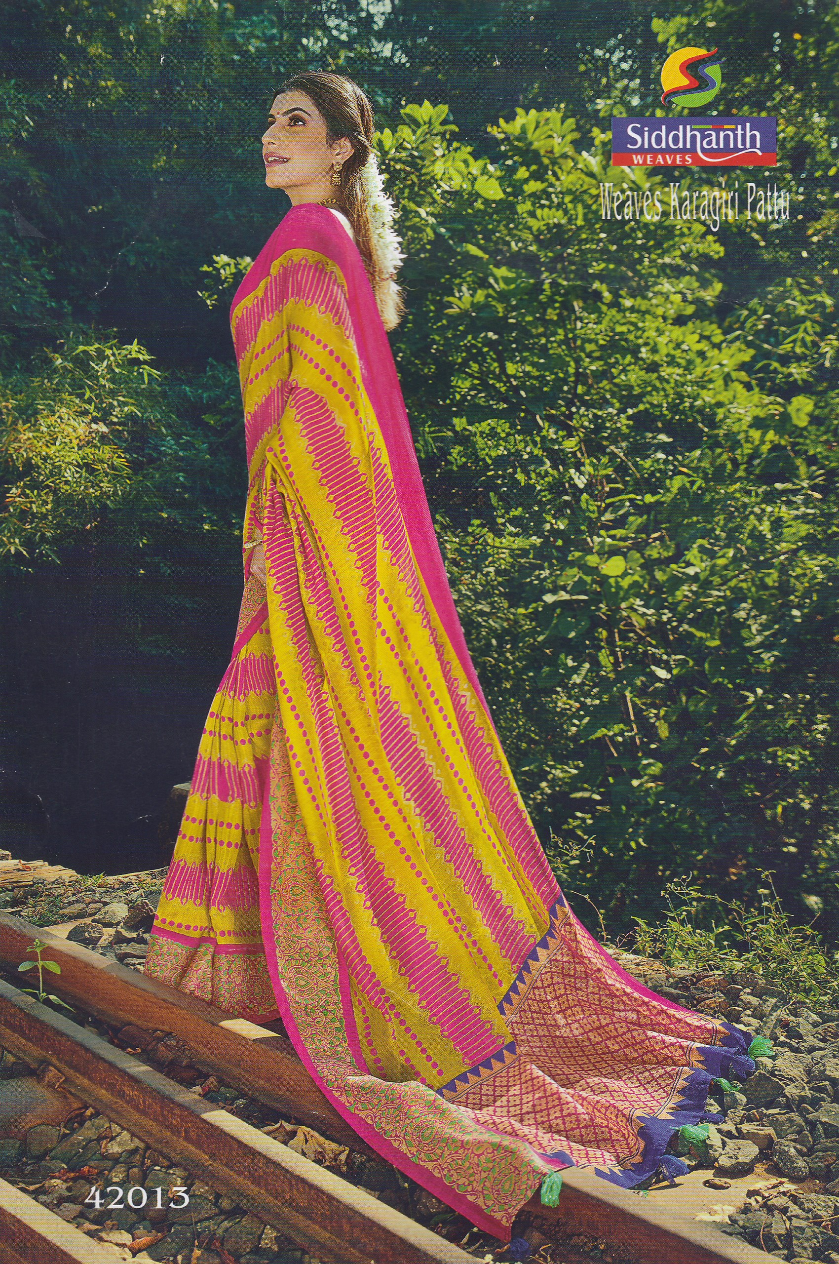Siddhanth Weaves Karagiri Pattu Saree