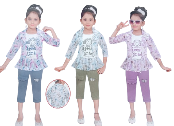 MCROWN FASHION Girls Casual Top Pant