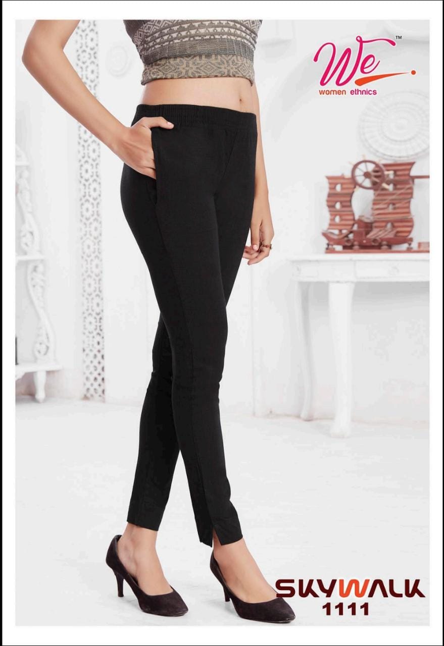 WE SKYWALK Soft Lycra Stretchable Pants with Pocket