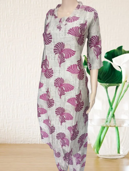 Women Cotton Kurta palazzo Set