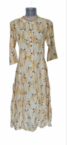 Anarkali Rayon Kurti