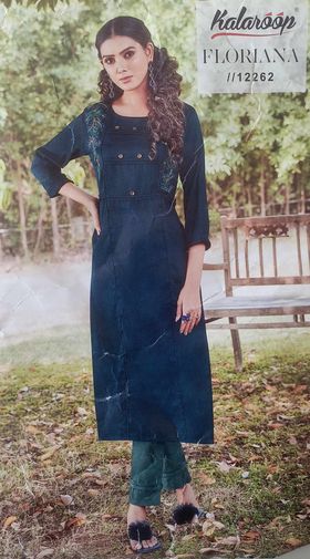 Kalaroop Floriana Kurti Set