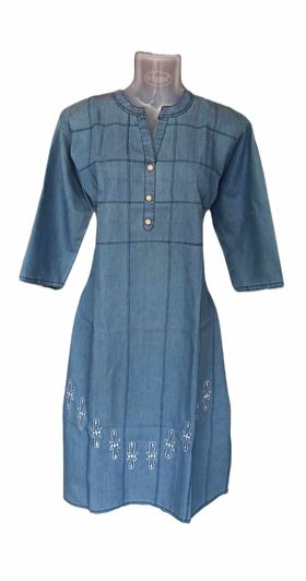Womens Denim Kurti