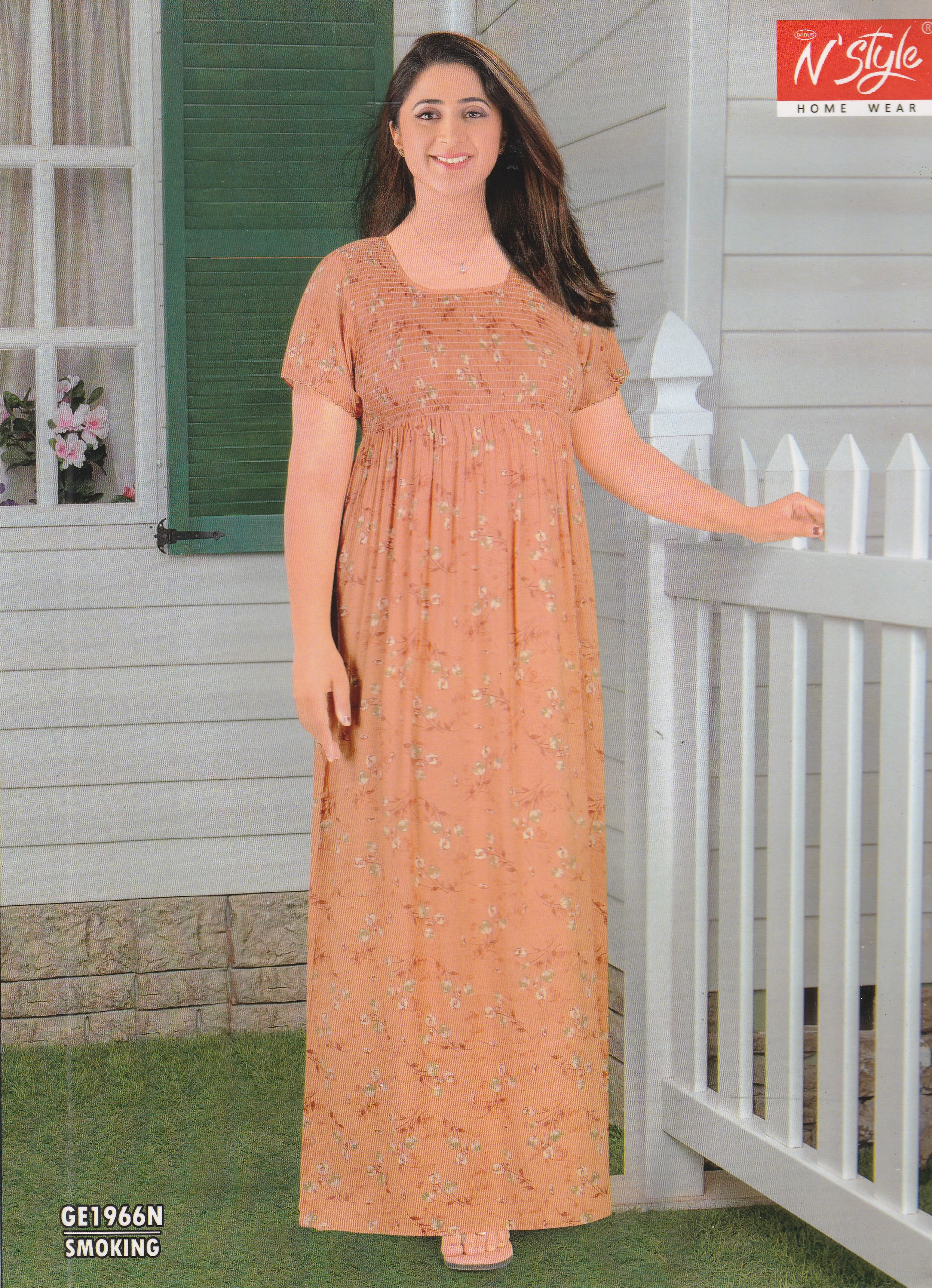 N Style Pure Cotton Nighty