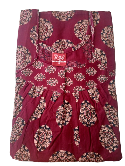N Style Pure Cotton Nighty