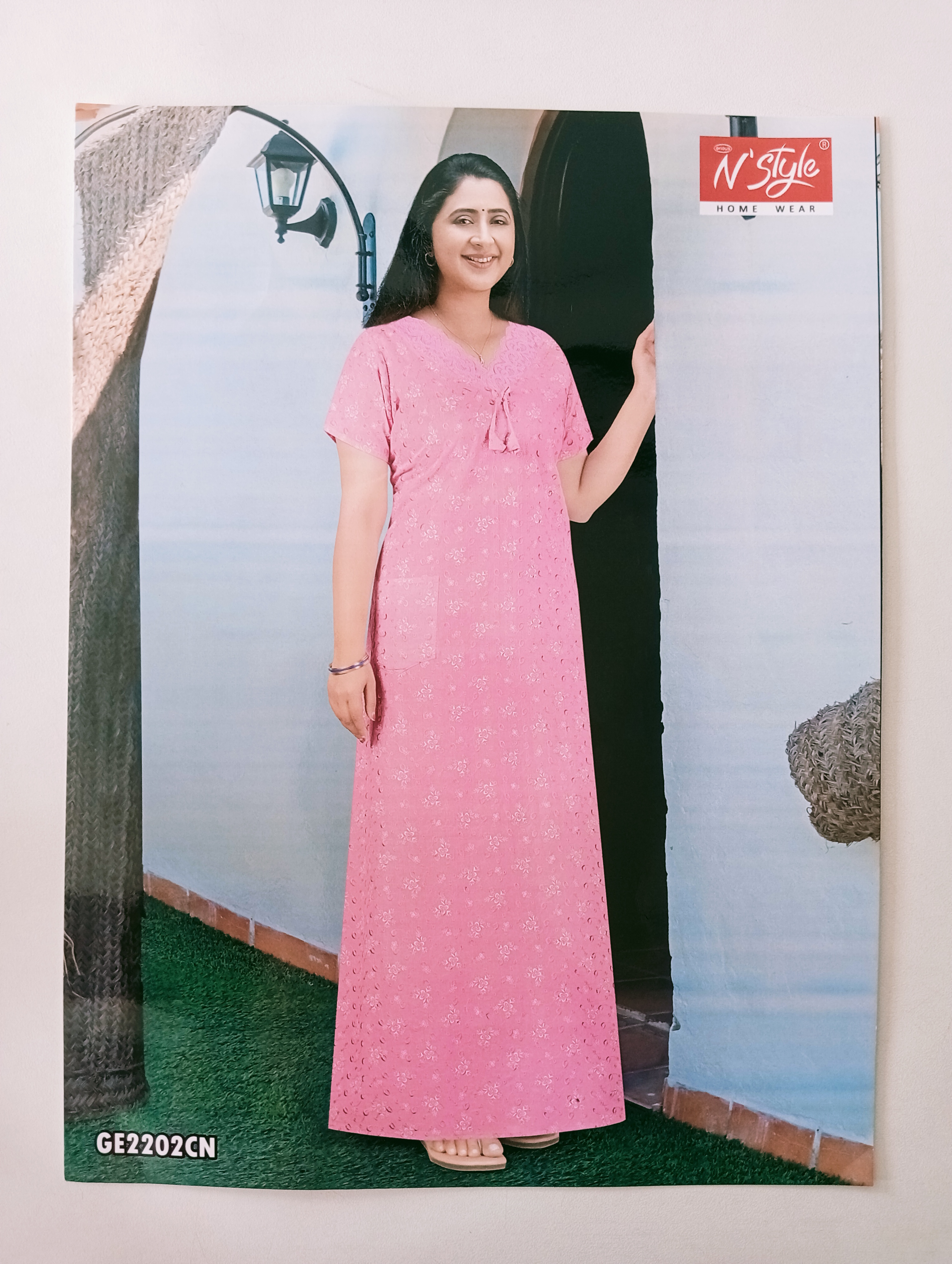 N Style Pure Cotton Nighty