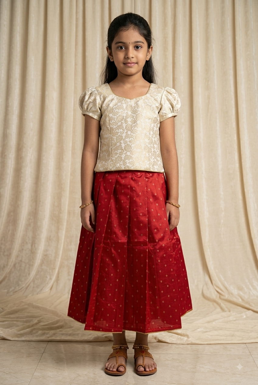 Girls Pattu Paavada