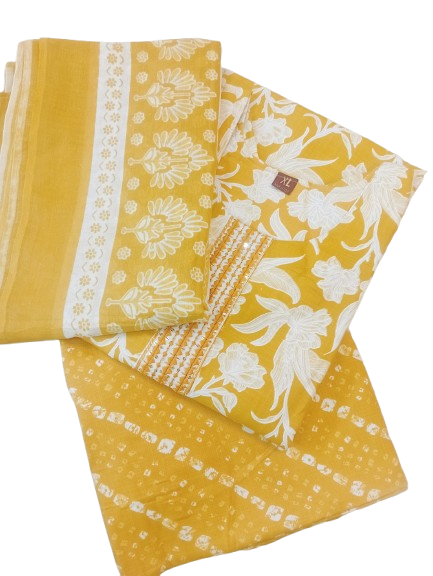 COTTAN KURTI SET